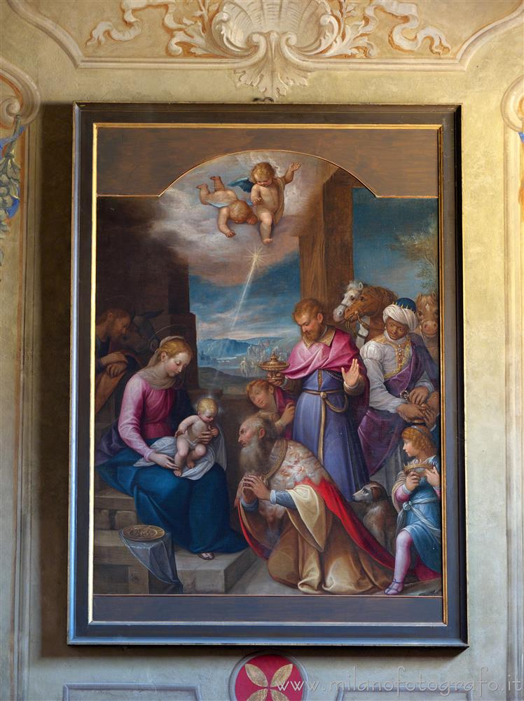 Monza (Monza e Brianza, Italy) - Adoration of the Magi by The Moncalvo  in the Church of Santa Maria di Carrobiolo